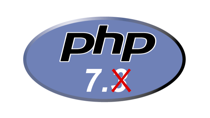 Deaktivierung PHP Version 7.3