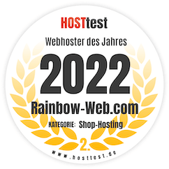 2. Platz Webhoster des Jahres 2022 in Shop-Hosting
